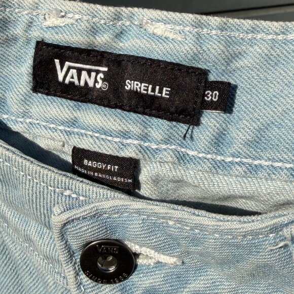 VANS Sirelle 5 Pocket Denim Puddle Pants - Picture 4 of 5